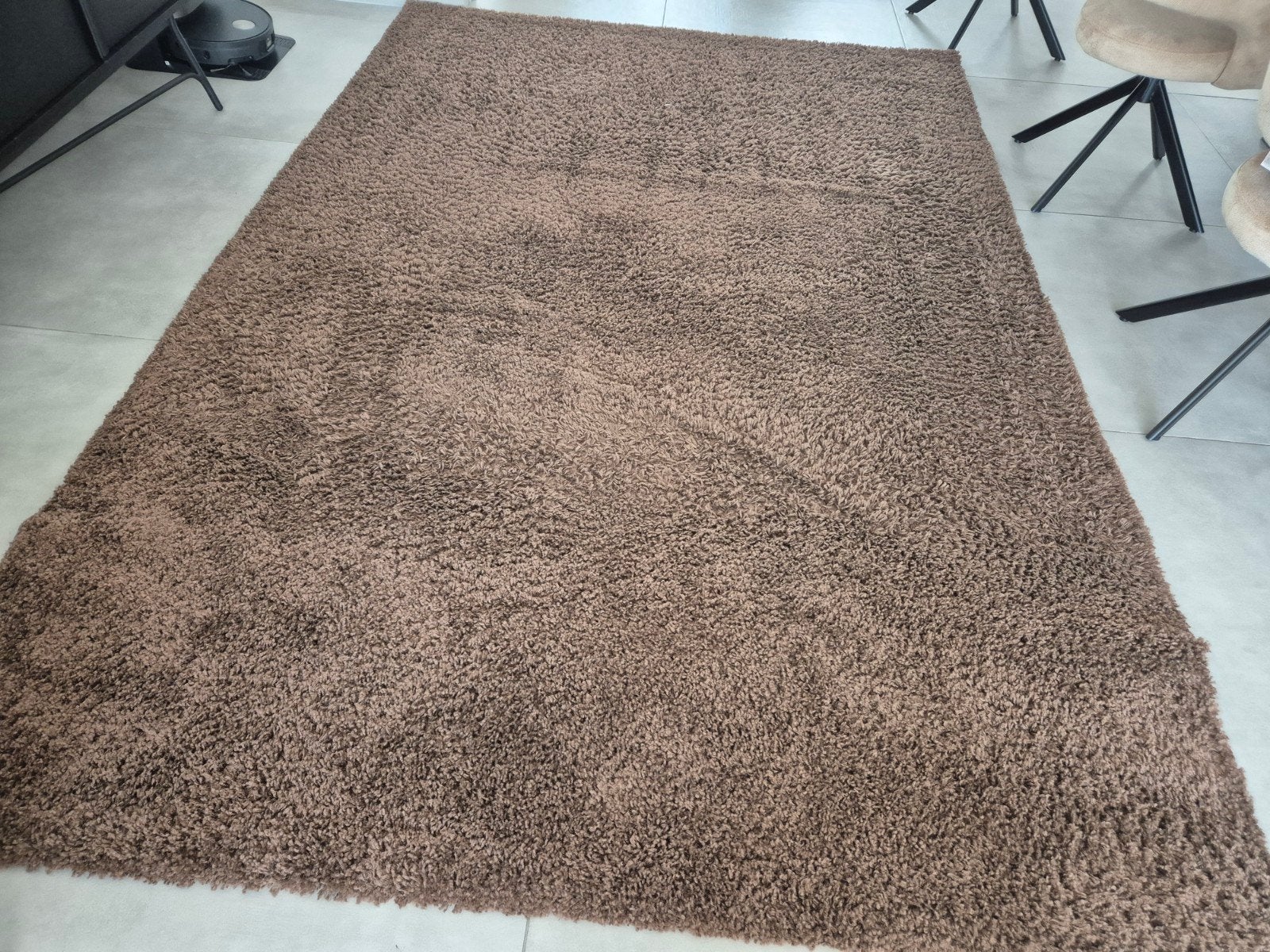Life Shaggy Trend Vloerkleed - Bruin, Bruin, 150 tot 200 cm, Ophalen of Verzenden, Zo goed als nieuw
