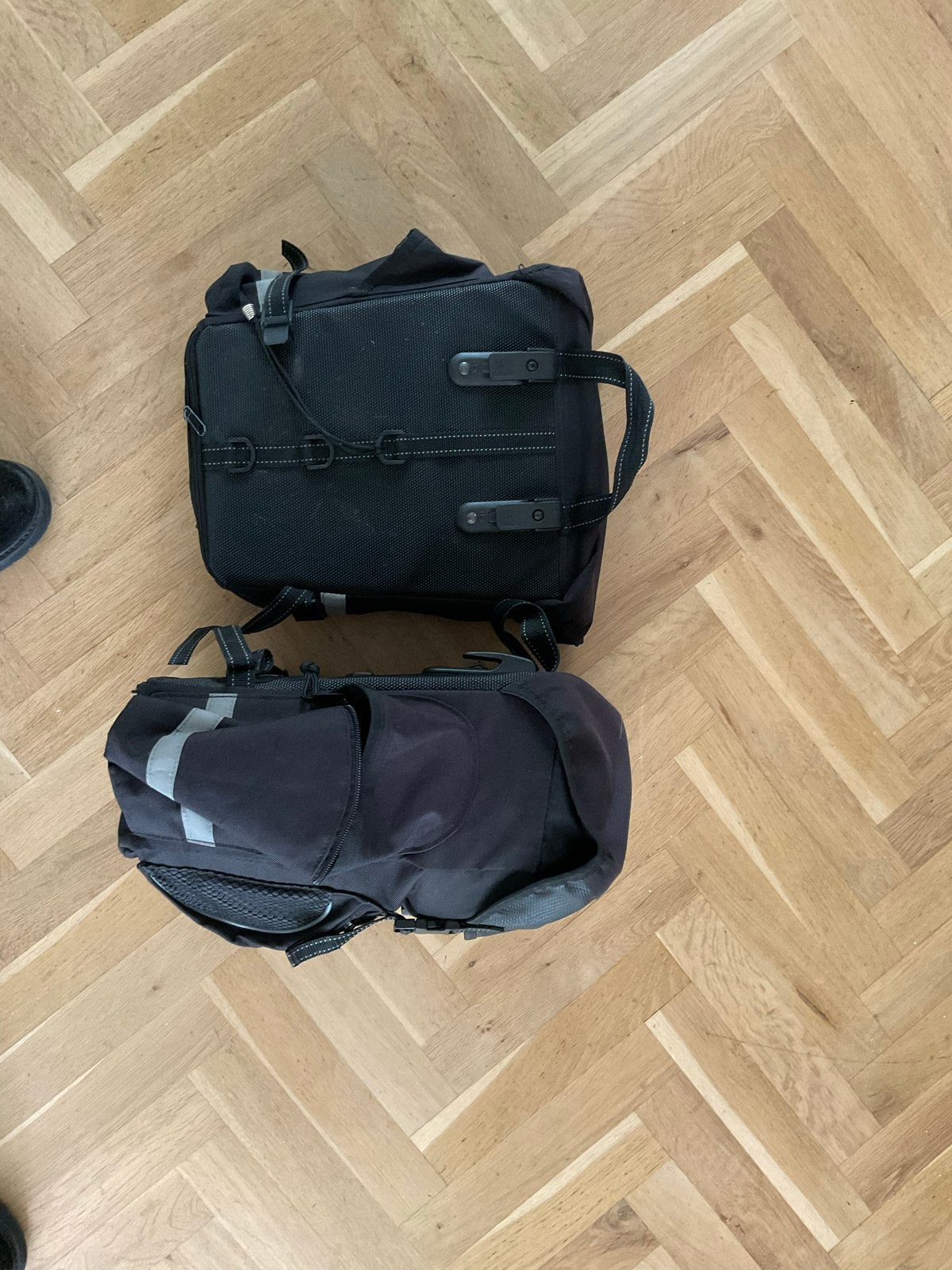Gazelle vorktassen met dragers - complete set, Fietsen en Brommers, Ophalen of Verzenden, Gebruikt