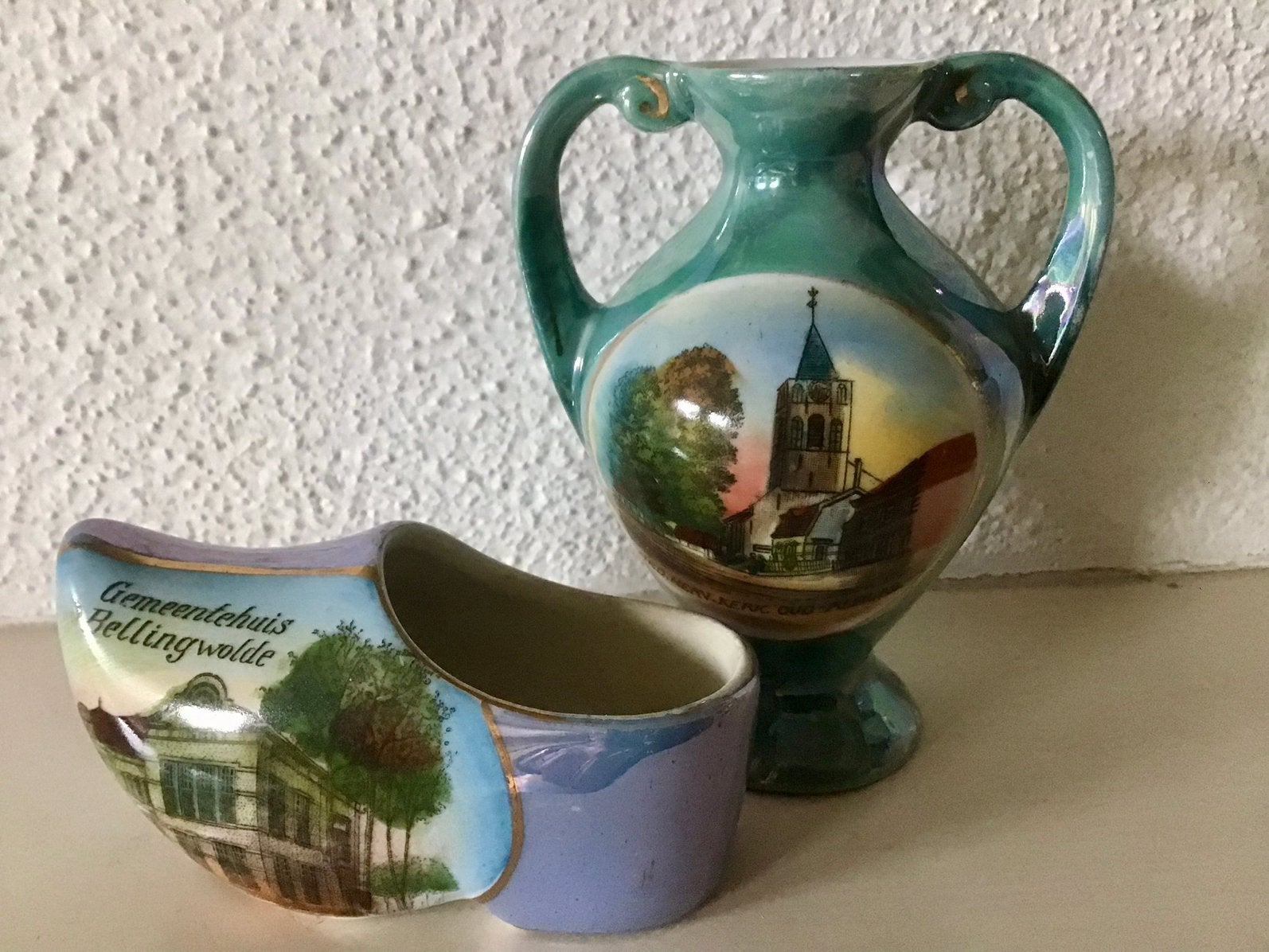 Souvenirs  1920 ** Oud-Alblas x =Bellingwolde =verkocht, Antiek en Kunst, Ophalen of Verzenden
