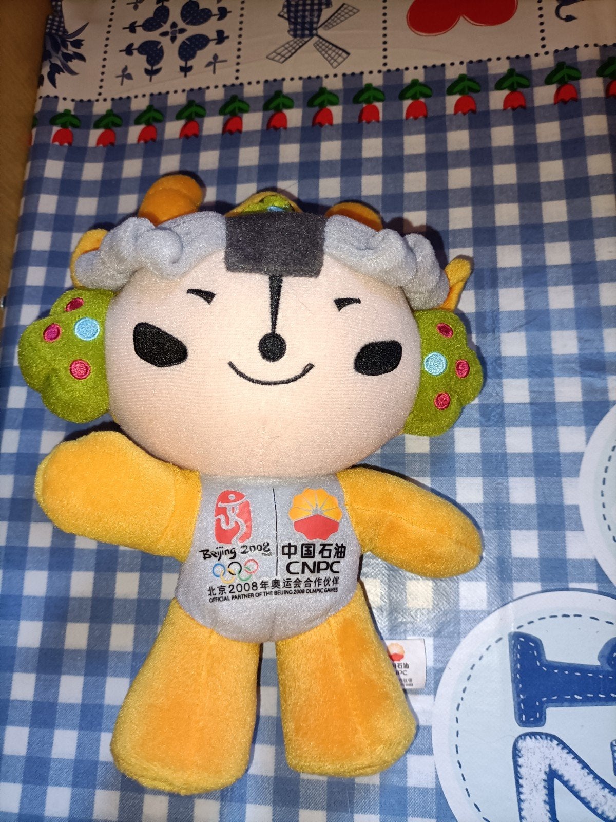 Beijing 2008 Olympische spelen knuffel mascotte, Ophalen of Verzenden, Zo goed als nieuw, Overige typen