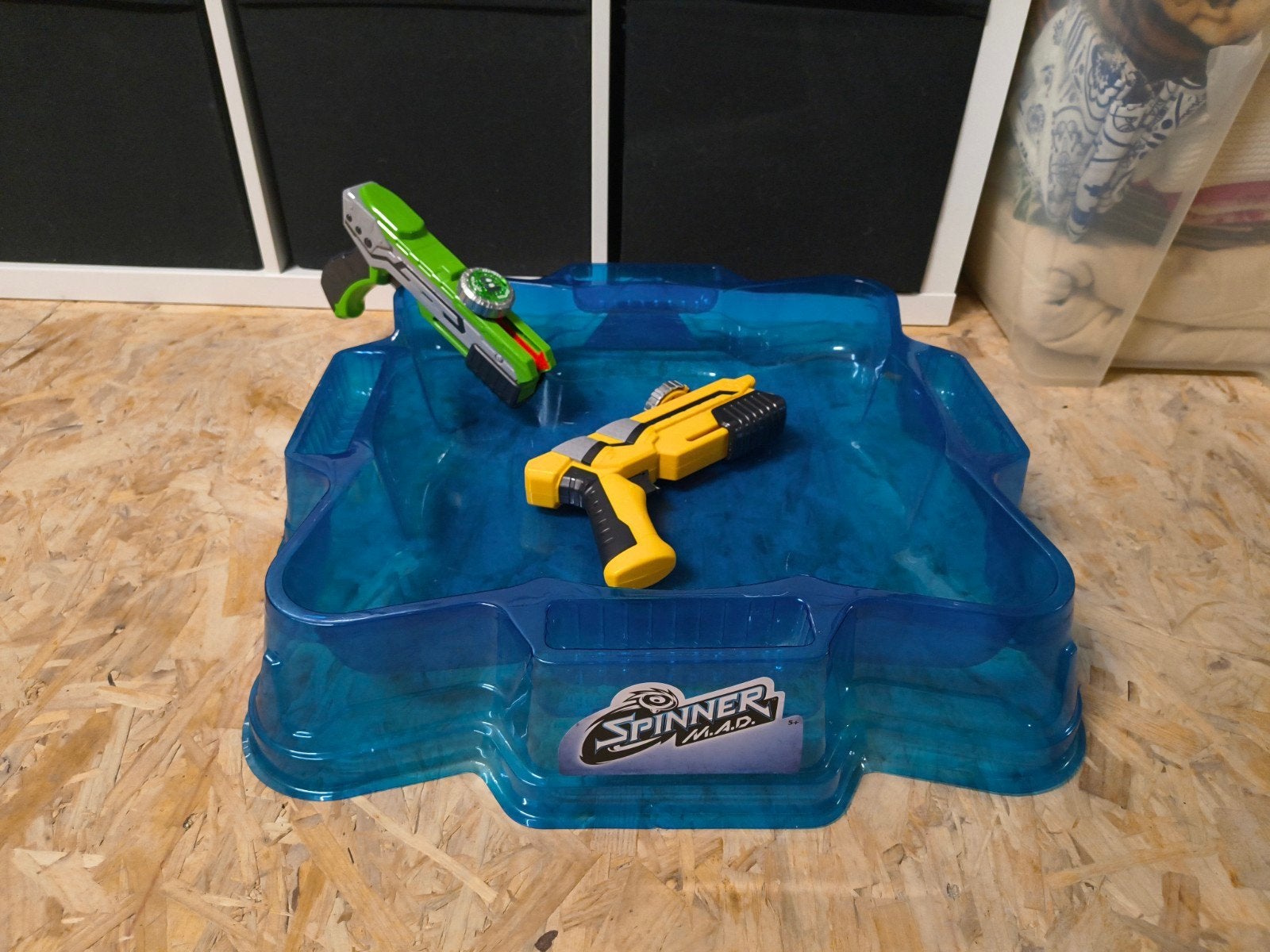 Spinner M.A.D. speelset met 2 spinners en blasters, Ophalen of Verzenden, Gebruikt, Jongen of Meisje