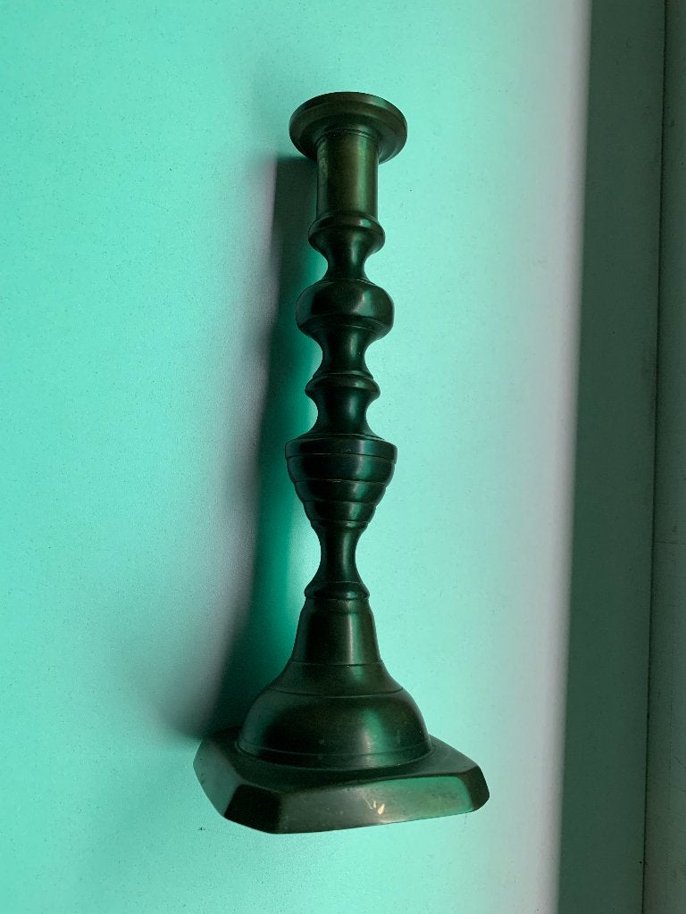 Koperen kaarsen Kandelaar doorsn. kaars 20 mm, Ophalen, Koper of Brons