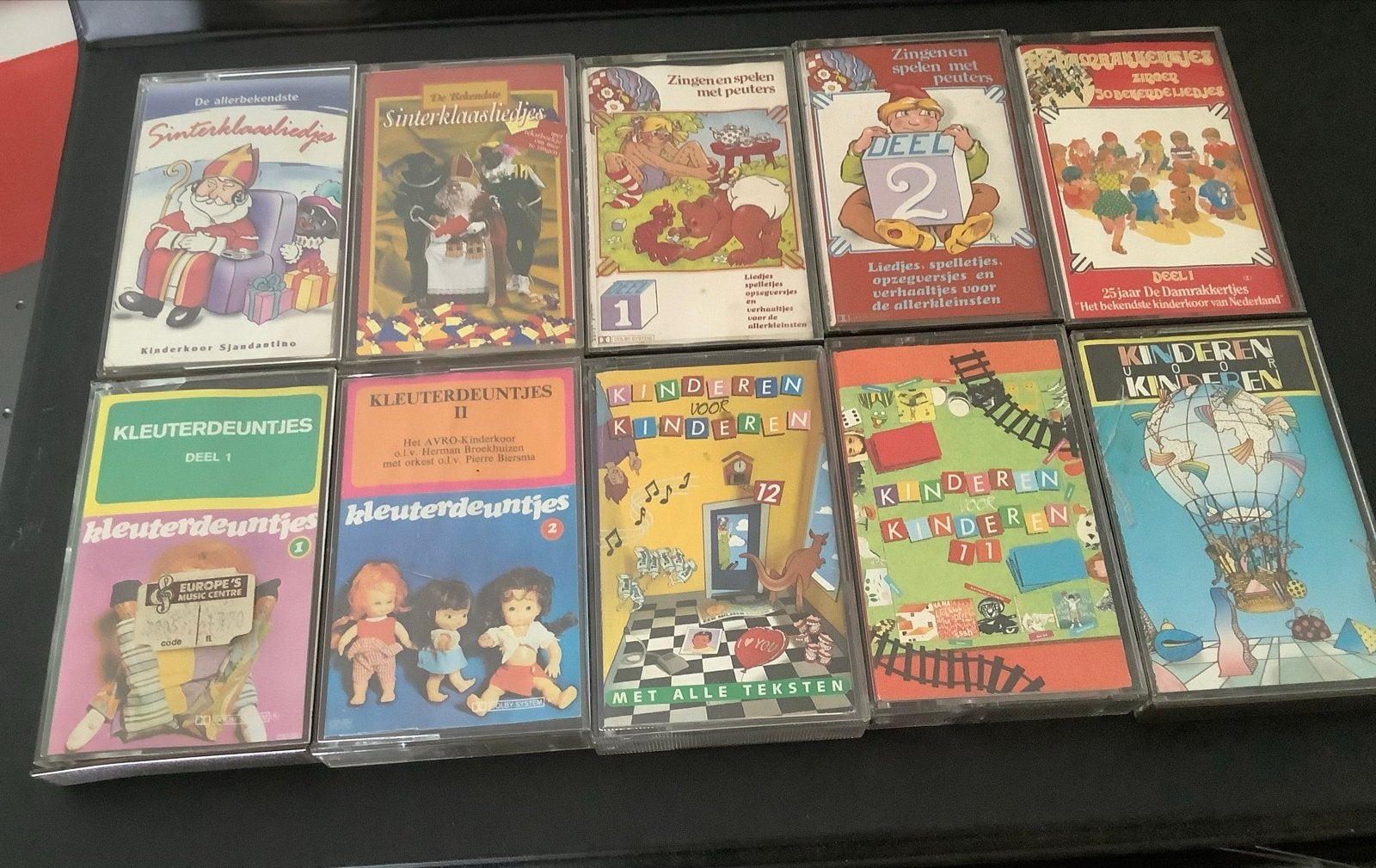 Cassettebandjes collectie kinderliedjes, 10 verschillende., Gebruikt, Tot 2 jaar, Ophalen of Verzenden, Verzamelalbum