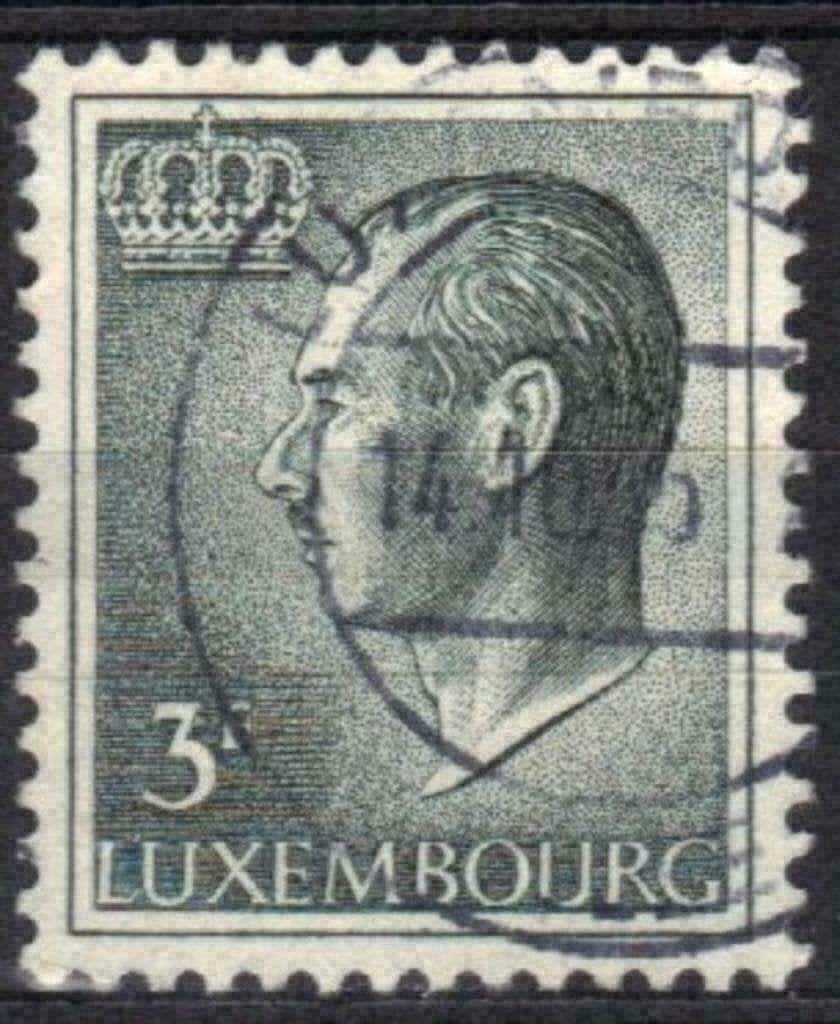 Luxemburg 1965-1966 - Yvert 665 - Groothertog Jan (ST), Postzegels en Munten, Verzenden, Luxemburg, Gestempeld