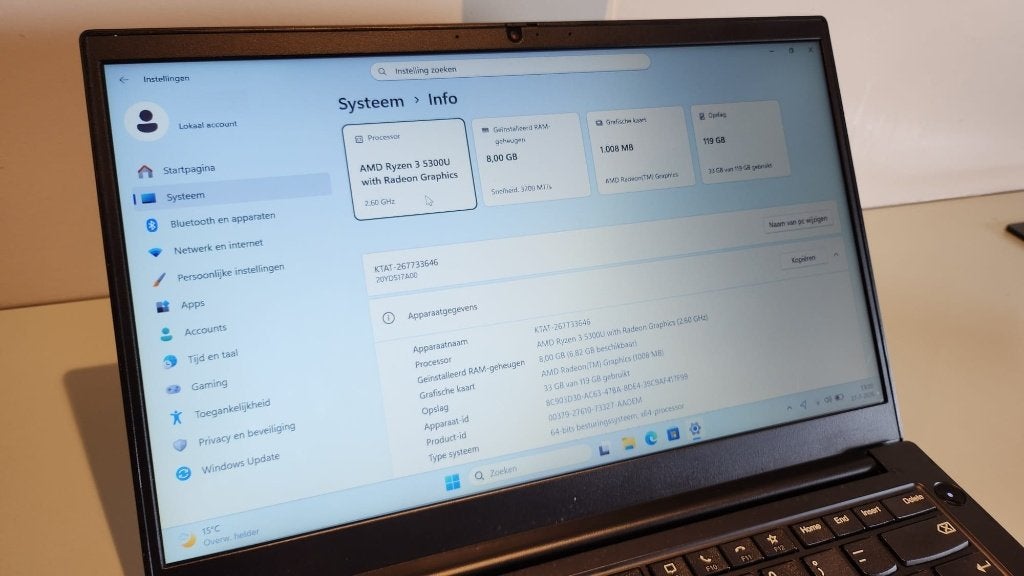 Lenovo ThinkPad E14 Gen 3, Computers en Software, Windows Laptops, Gebruikt, 2 tot 3 Ghz, 8 GB, 14 inch