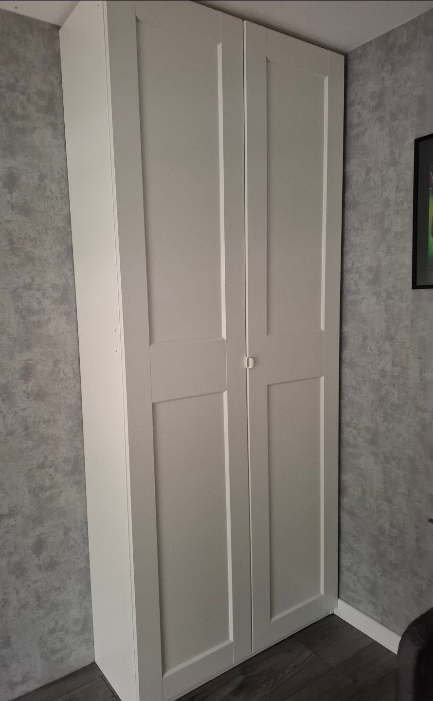 Ikea pax kast met Grimo deuren, Ophalen, 25 tot 50 cm, 50 tot 100 cm, 200 cm of meer