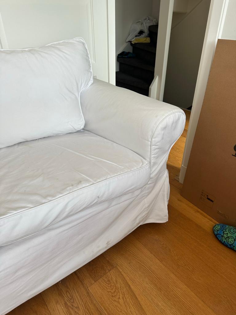Ikea Ektorp. Tweezits - Comfortabel en stijlvol, Ophalen, Gebruikt, Tweepersoons, Wit