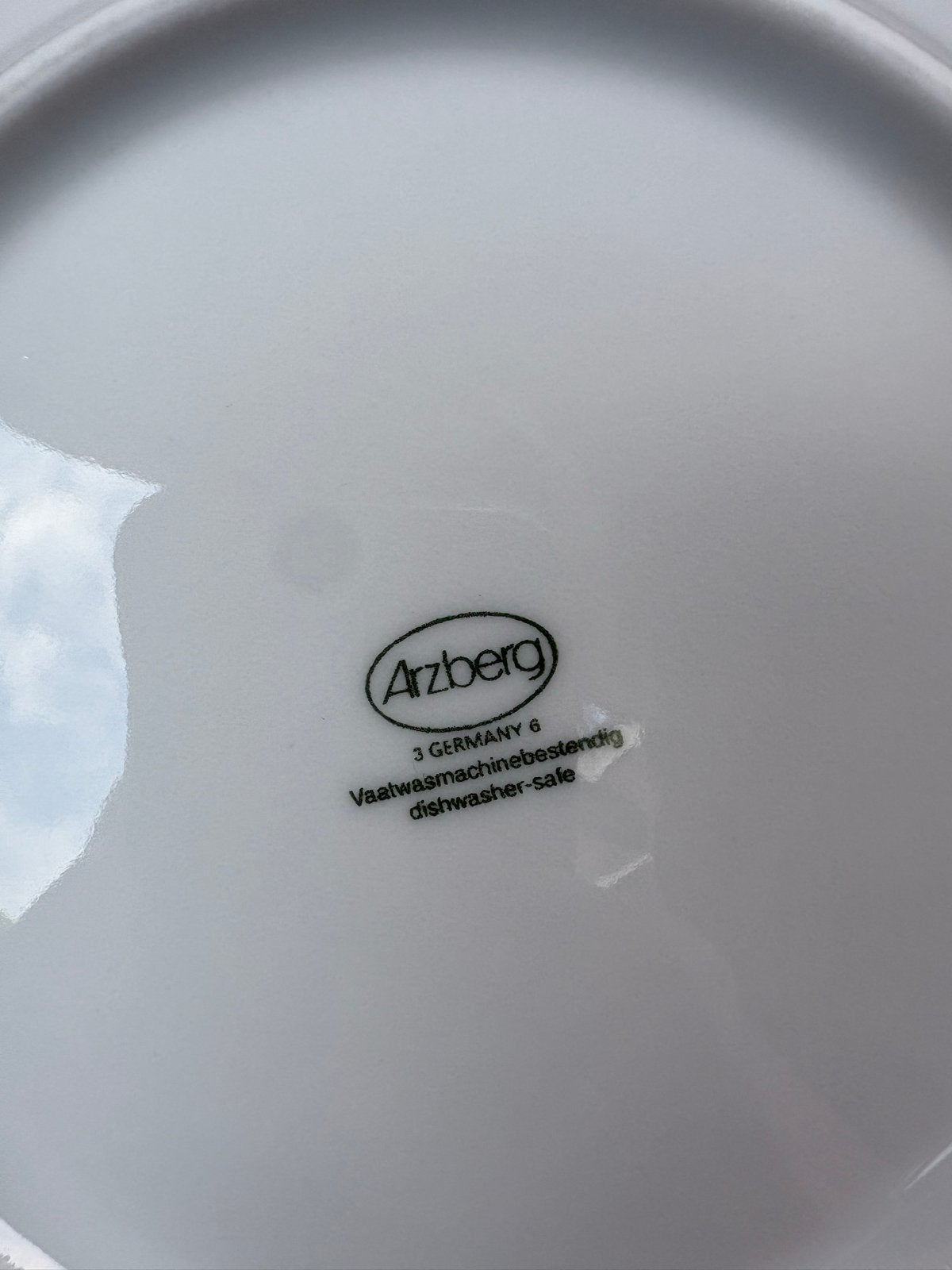 Wit Arzberg servies / borden, Ophalen, Zo goed als nieuw, Bord(en), Effen