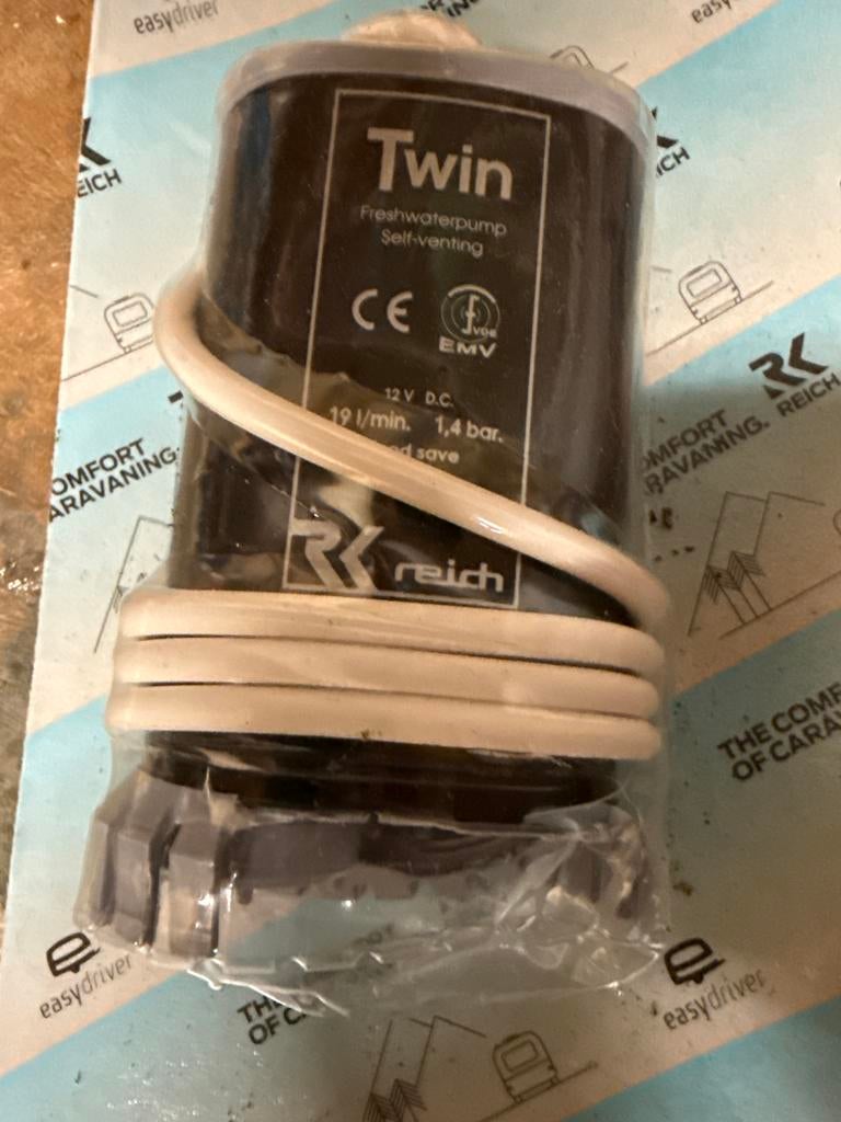 Reich Dompelpomp Twin 19L - Zonder Terugslagventiel, Ophalen of Verzenden, Nieuw
