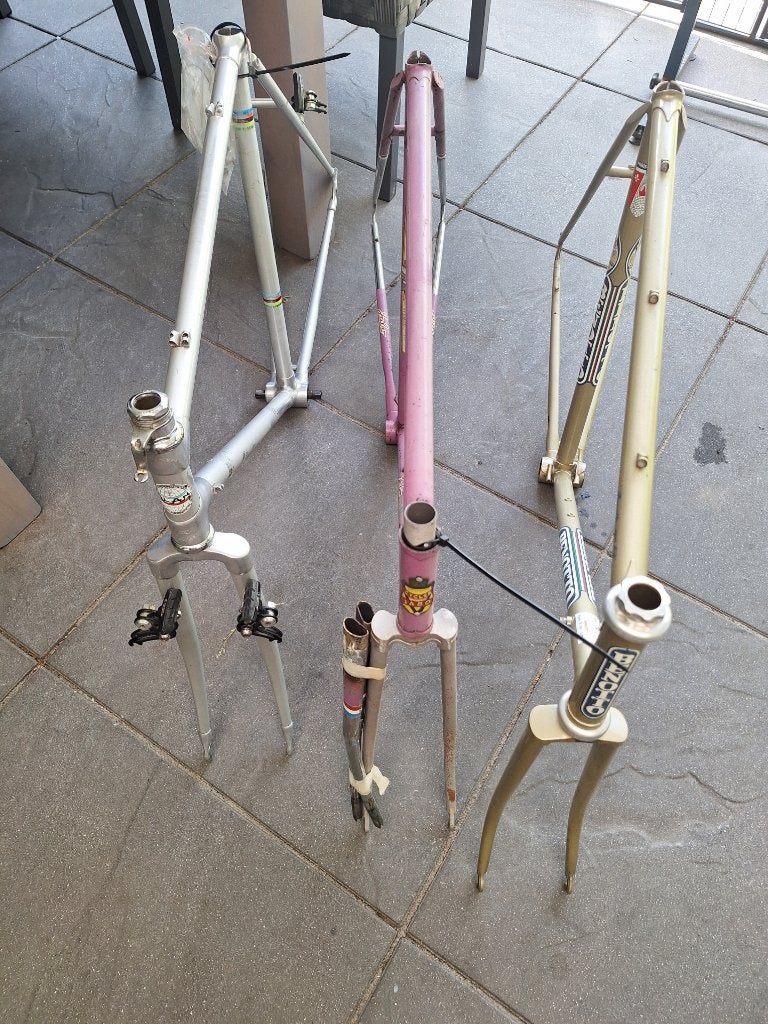 Retro frames, Fietsen en Brommers, Fietsonderdelen, Gebruikt, Frame, Racefiets, Ophalen