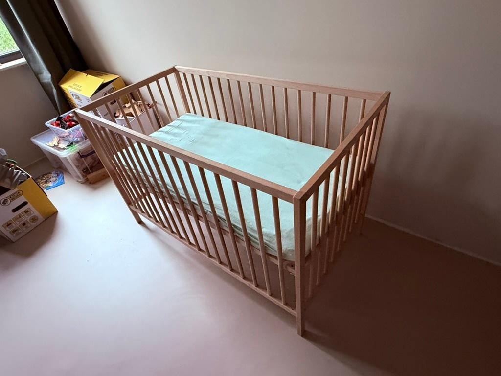 IKEA SNIGLAR ledikant 60x120 + Prolana bio matras, Ophalen, Gebruikt, Ledikant