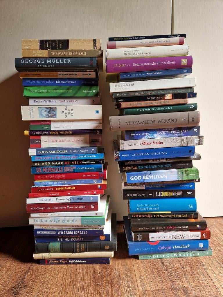 Grote collectie christelijke / theologische boeken en romans, Ophalen of Verzenden, Gelezen