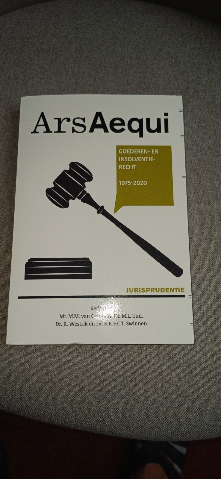 Ars Aequi Goederen- en Insolventierecht Jurisprudentie, Boeken, Studieboeken en Cursussen, Ophalen of Verzenden, Gamma, Dr. M.L. Tuil, Dr. R. Westrik . Sen