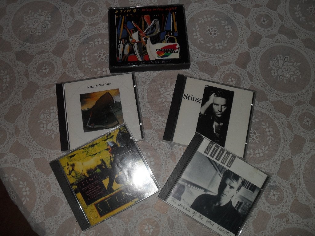 5 CD'S STING., Ophalen of Verzenden, Zo goed als nieuw, Eerste persing, Poprock