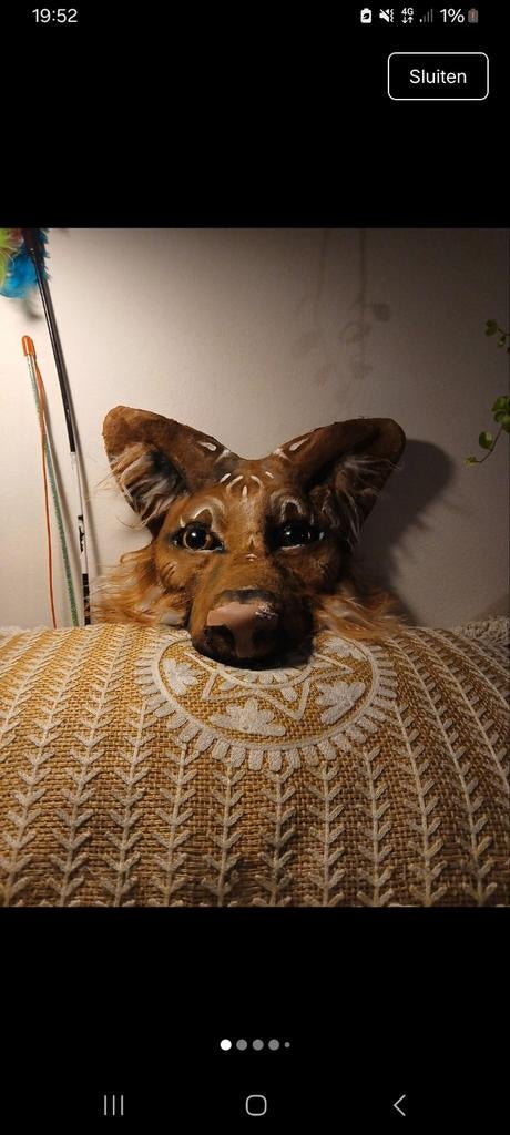 Hq coyote/dog mask also trading, Ophalen of Verzenden