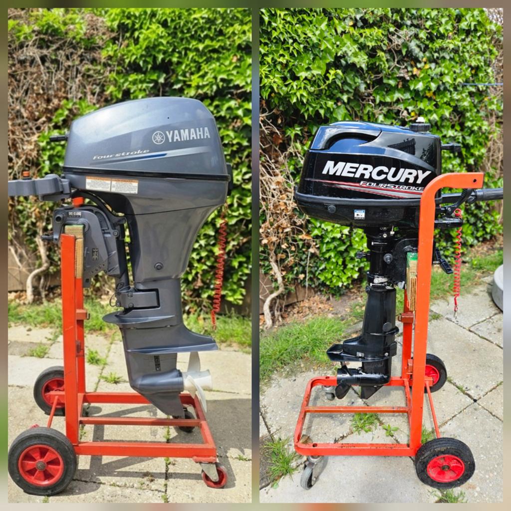 Mercury 5PK 4takt kortst 2014 + Yamaha 8PK 4takt 2014 kortst, Watersport en Boten, 5 tot 10 pk, Viertaktmotor, Ophalen of Verzenden