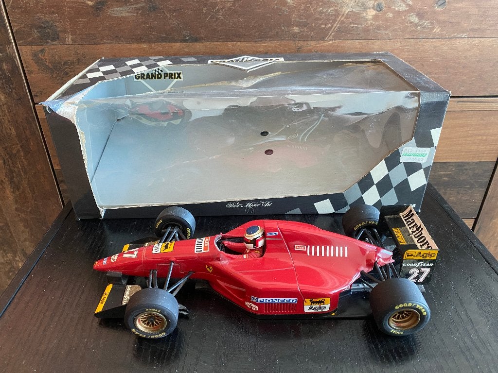 Minichamps 1:18 Ferrari 412T1 #27 Alesi In Doos mist spiegel, Ophalen of Verzenden, Zo goed als nieuw, Auto, MiniChamps