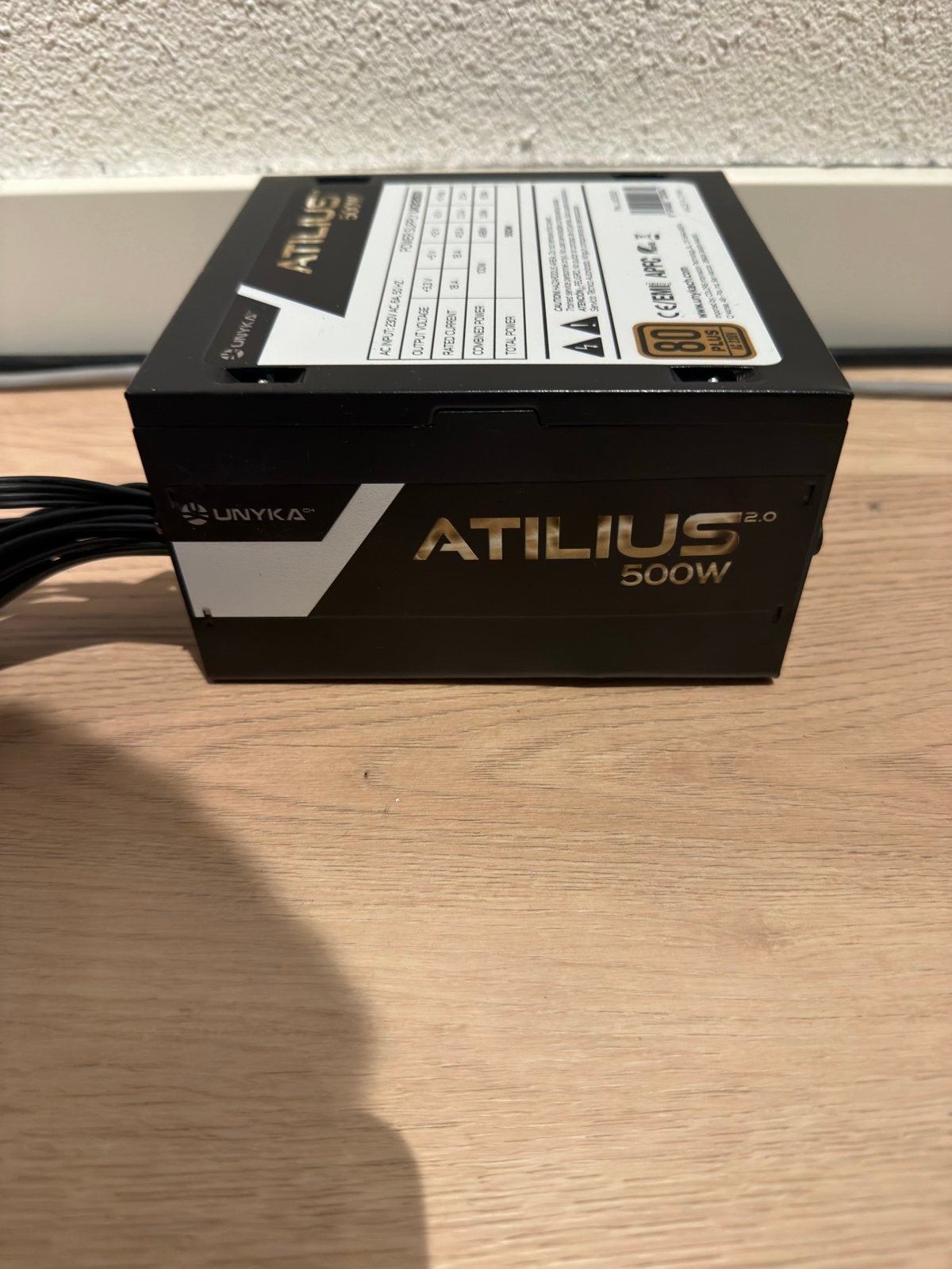Atilius 500W Voeding - Niet Modulair, met kleine deuk, Computers en Software, Ophalen of Verzenden, Gebruikt