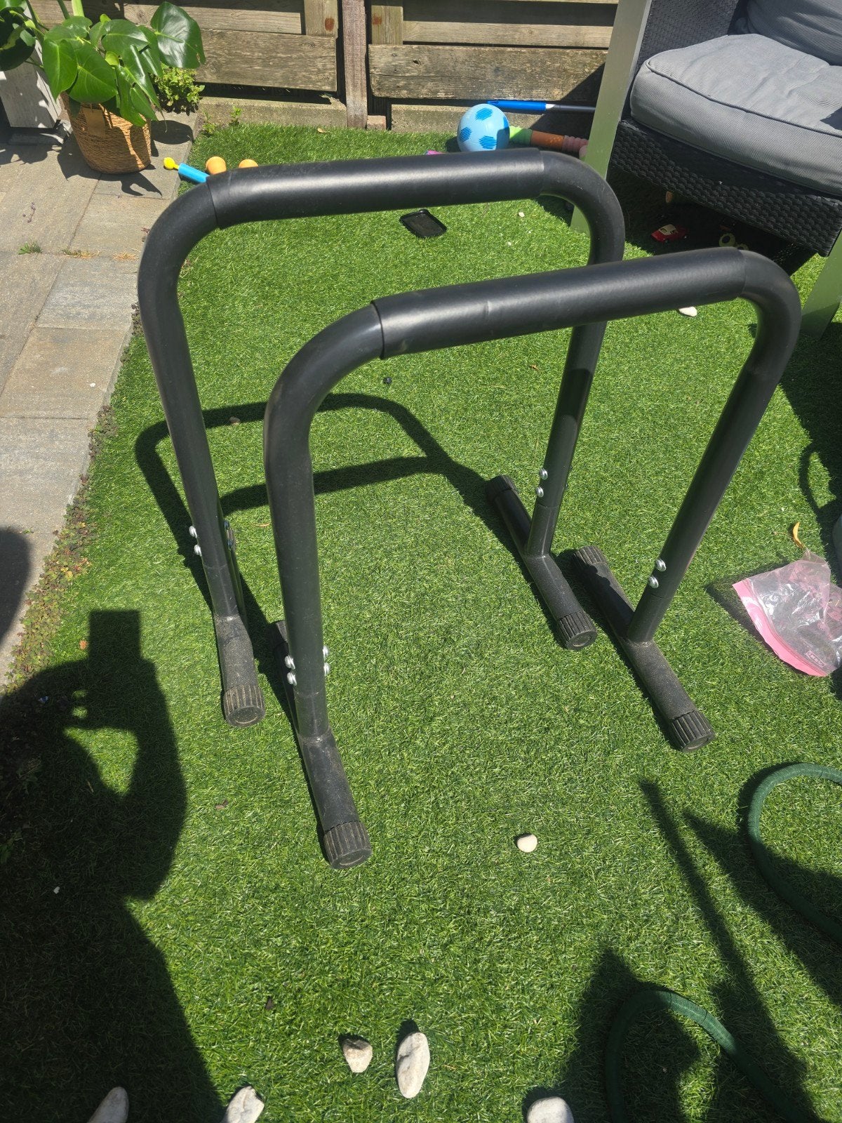 Dip Bars / Parallettes voor Krachttraining, Ophalen, Gebruikt, Buik, Overige typen