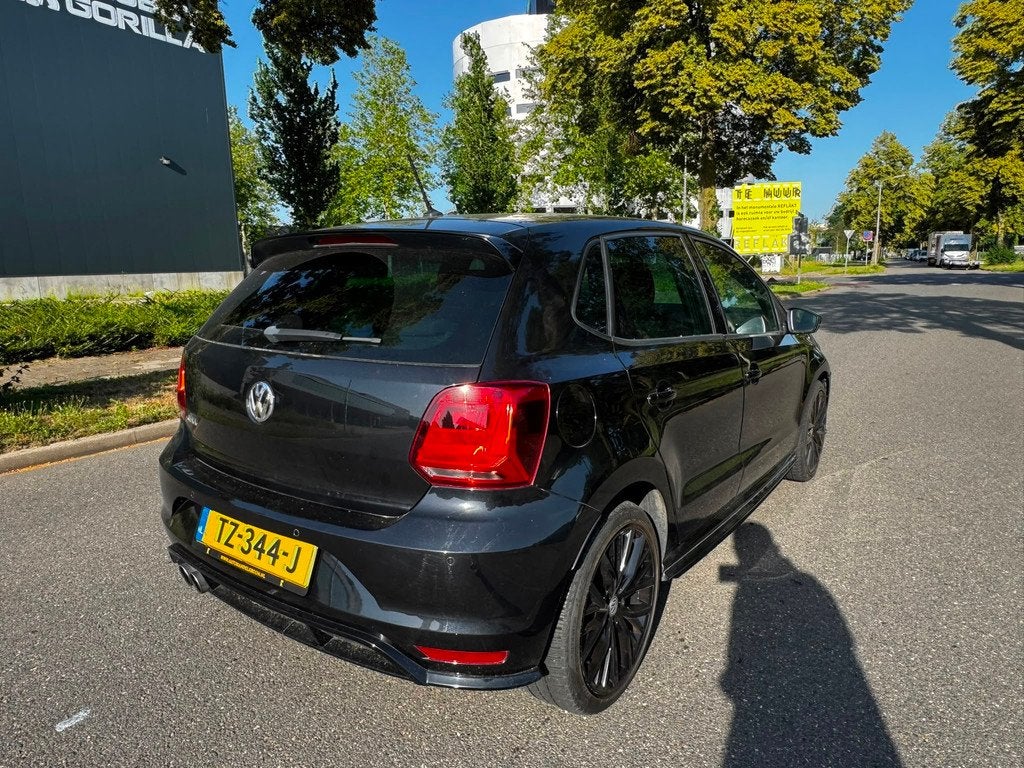 Volkswagen Polo 1.8 TSI GTI|Zo mee door inruilgekregen, Auto's, Volkswagen, Gebruikt, Euro 6, Zwart, Bedrijf