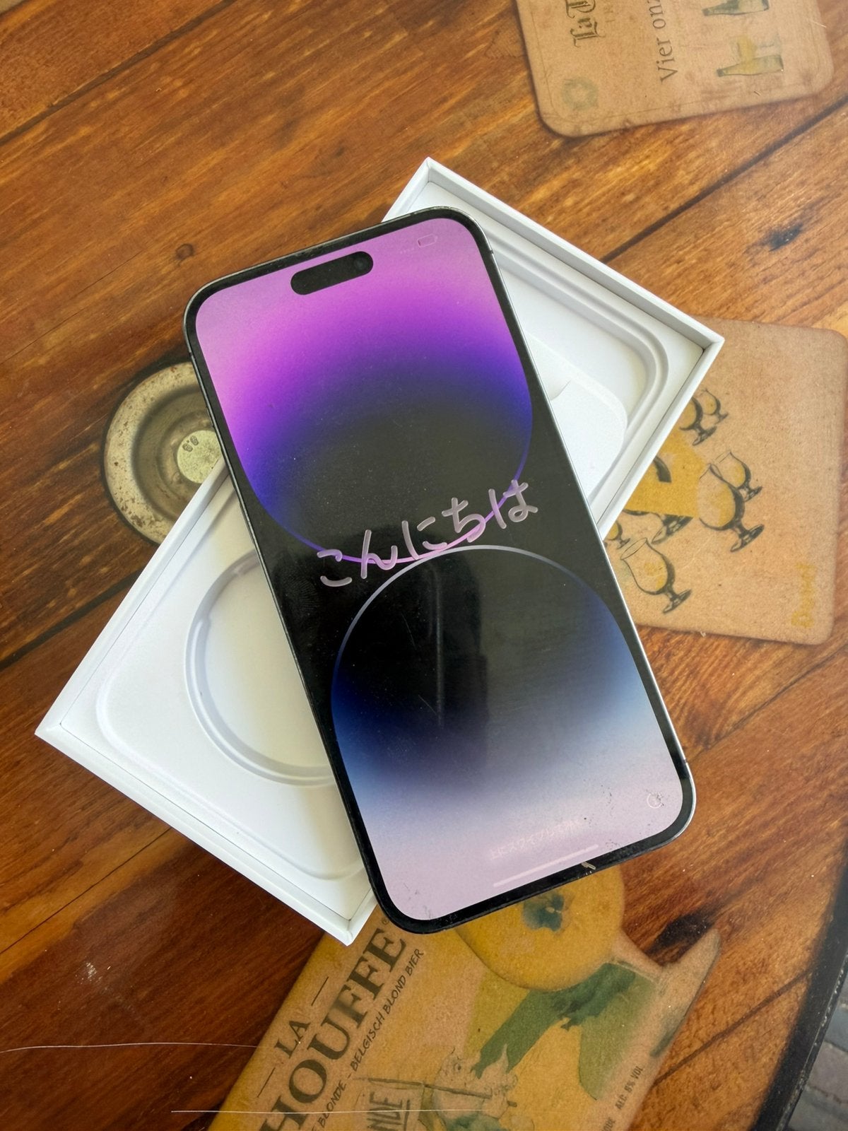 Gebruikte iPhone 14 Pro Max 256GB - Lichte schade, Paars, Zo goed als nieuw, IPhone 14 Pro Max, Ophalen