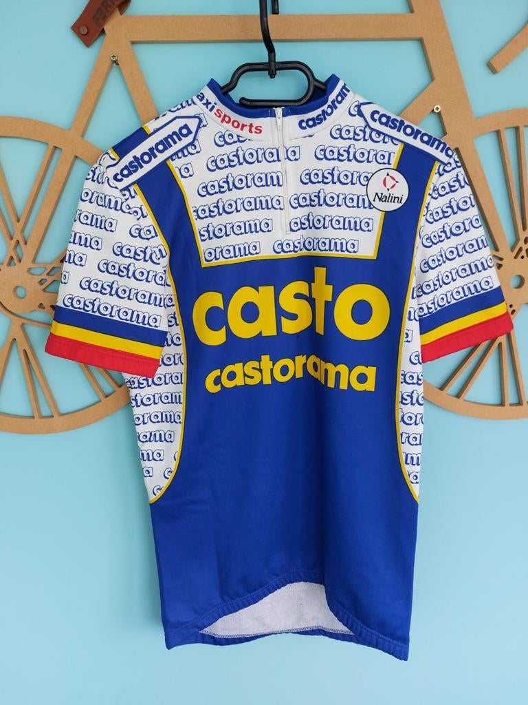 WIELERSHIRT TEAM CASTORAMA, Fietsen en Brommers, Fietsaccessoires | Fietskleding, Ophalen of Verzenden, Bovenkleding