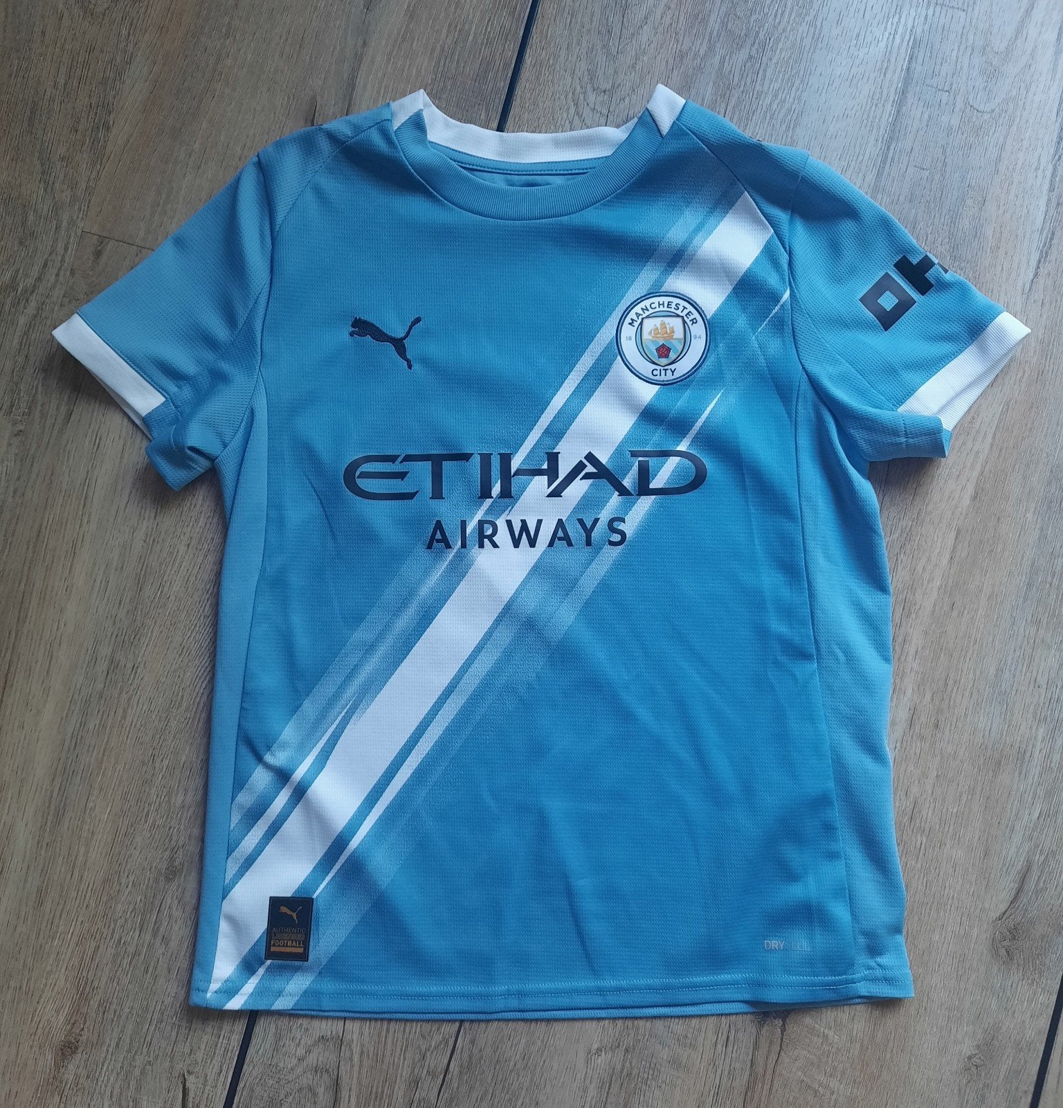Manchester City Thuisshirt Puma - Maat 152, Maat XS of kleiner, Ophalen of Verzenden, Zo goed als nieuw, Shirt