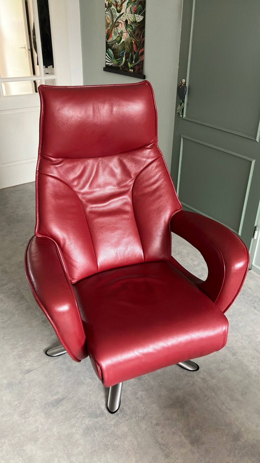 De Toekomst elektrische relaxstoel met accu, Huis en Inrichting, Fauteuils, Ophalen, Zo goed als nieuw, 75 tot 100 cm, Modern