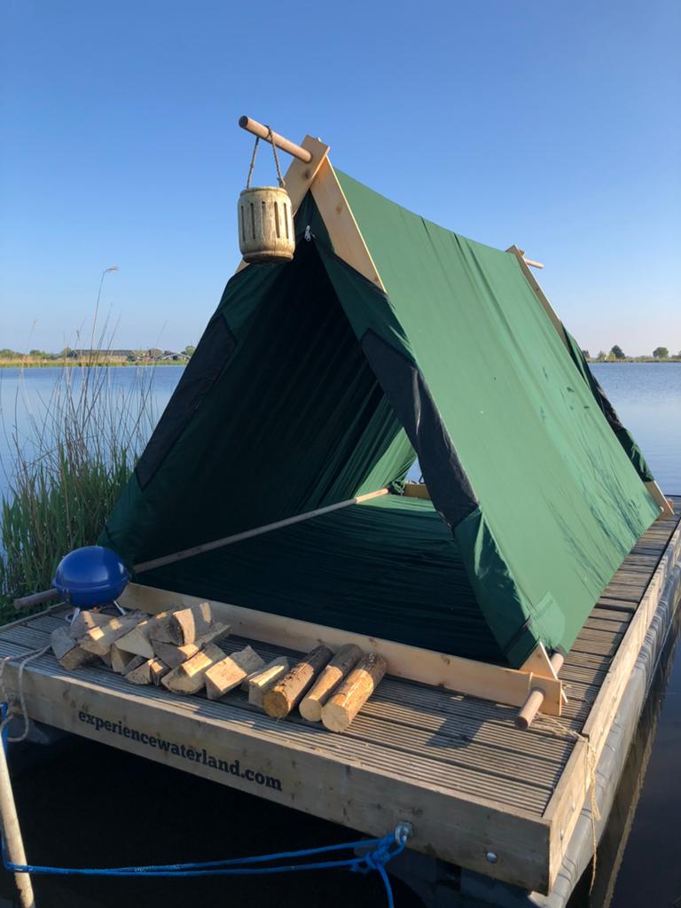 Vikingtent 4 persoons inklapbaar, Ophalen of Verzenden, Zo goed als nieuw