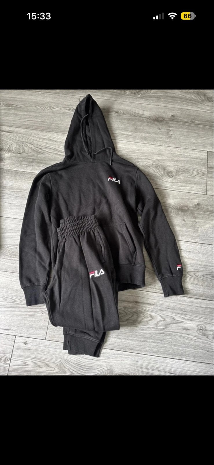 Fila trainingspak heren - Maat S, Ophalen, Gedragen