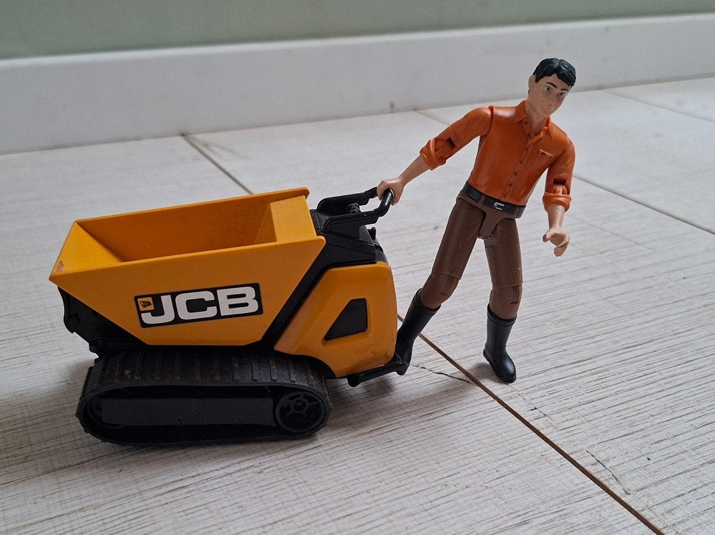 Bruder JCB Dumpster, Kinderen en Baby's, Speelgoed | Speelgoedvoertuigen, Ophalen of Verzenden, Zo goed als nieuw