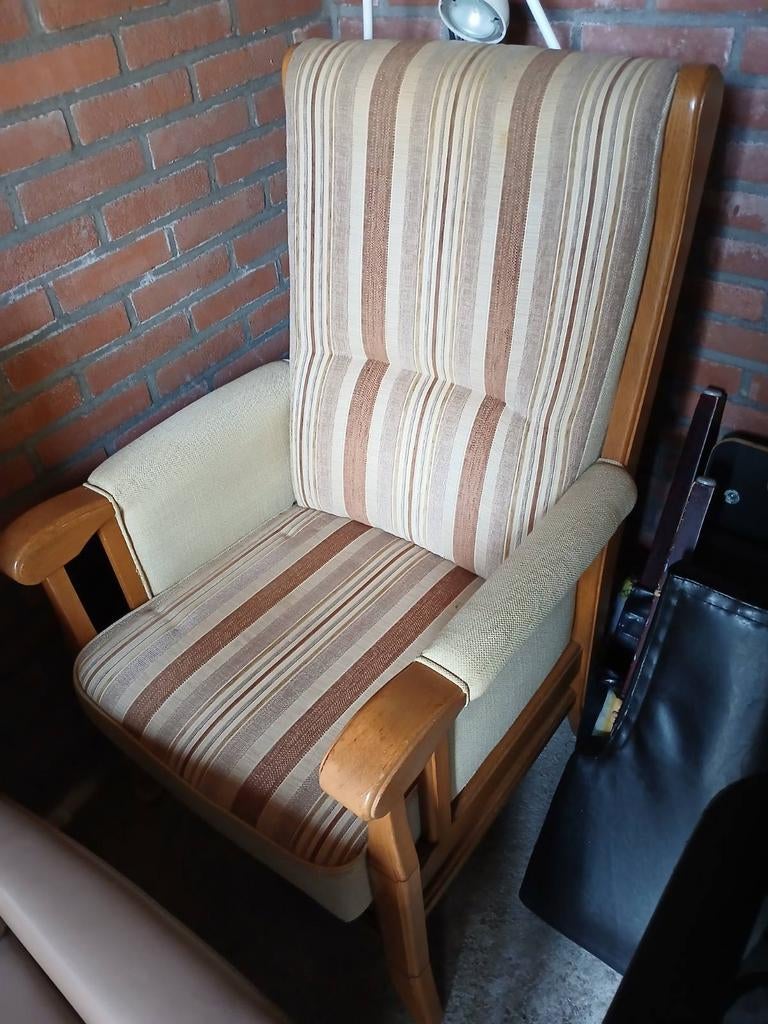 Gratis stoel, Huis en Inrichting, Fauteuils, Ophalen, Gebruikt, 75 tot 100 cm, 50 tot 75 cm