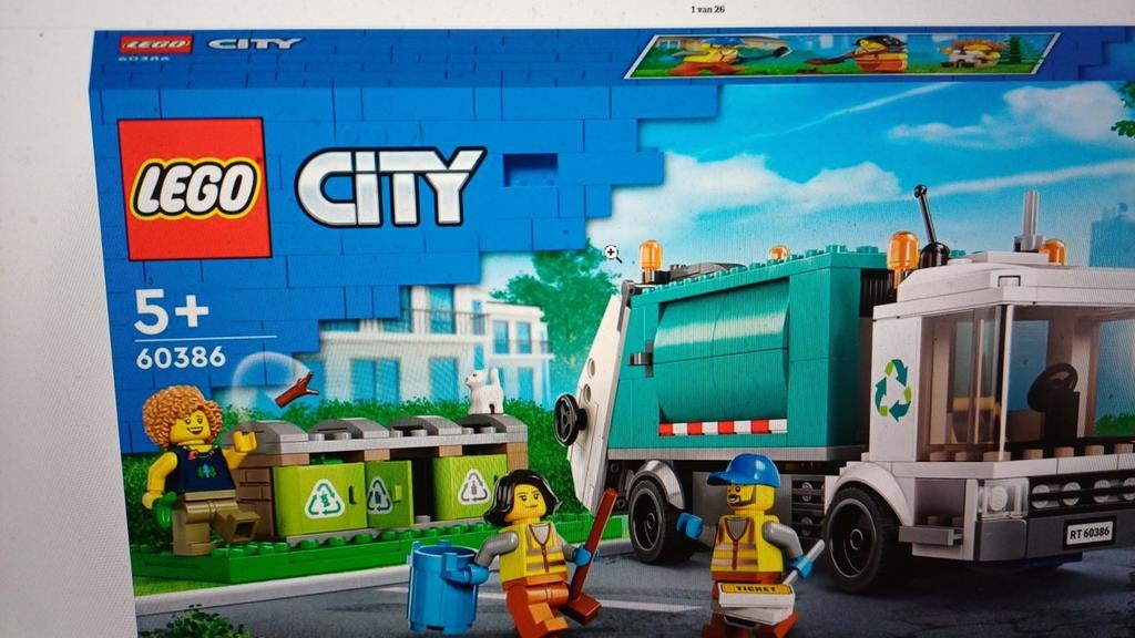 Lego City 60386 Vuilniswagen -NIEUW en ONGEOPEND-, City, Lego, Nieuw, Ophalen of Verzenden