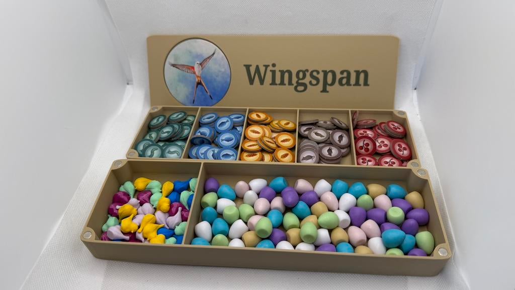 Wingspan 2traps opberger (creme/groen) 8, Hobby en Vrije tijd, Ophalen of Verzenden, Nieuw