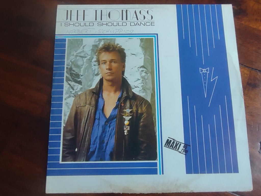 Maxi single - Jeff Thomass - I should should dance, Ophalen of Verzenden, Zo goed als nieuw, Dance en House