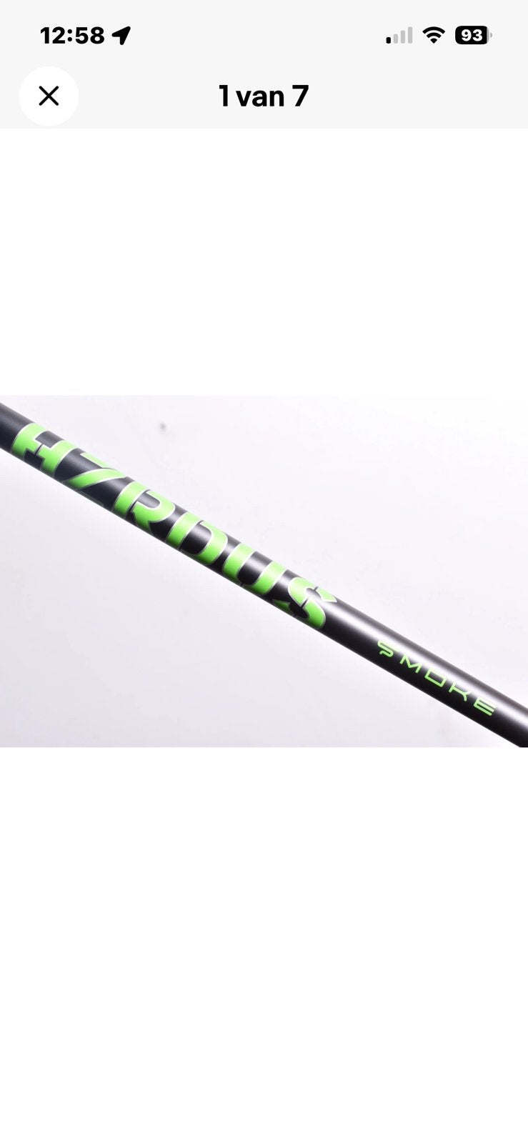 Driver shaft, Ophalen of Verzenden, Zo goed als nieuw, Club