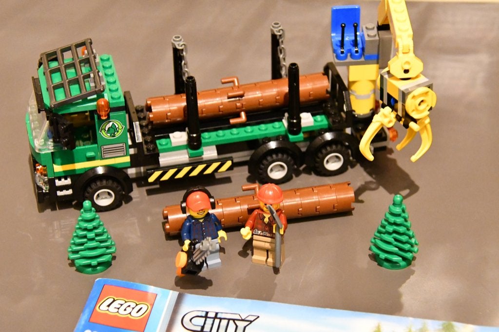 Lego City 60059 Houttransport met kraan en minifiguren