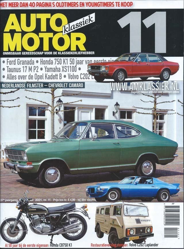 AMK 11 2021 : Opel Kadett Coupe - Ford Taunus 17M - Granada, Ophalen of Verzenden, Gelezen, Algemeen