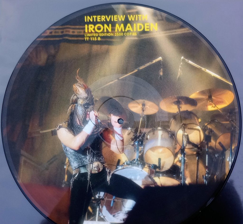 Iron Maiden - Interview With Iron Maiden, Cd's en Dvd's, LP, Ophalen of Verzenden, Zo goed als nieuw, 12 inch