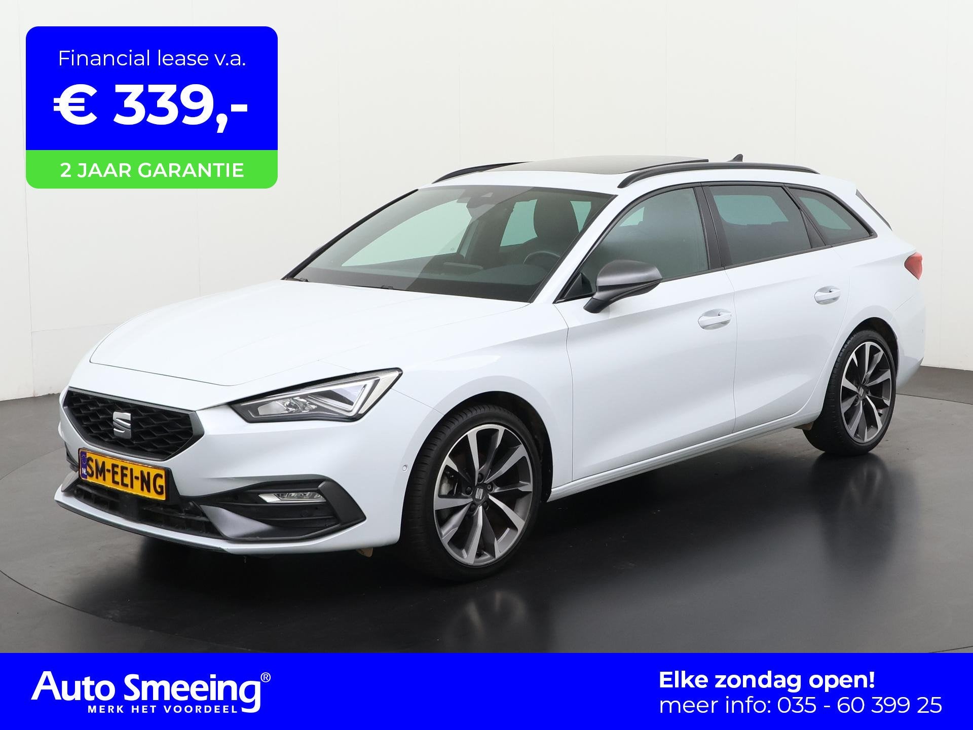 SEAT Leon Sportstourer 1.5 eTSI FR | Panoramadak | Memory st, 12 maanden, Euro 6, 4 cilinders, Leon