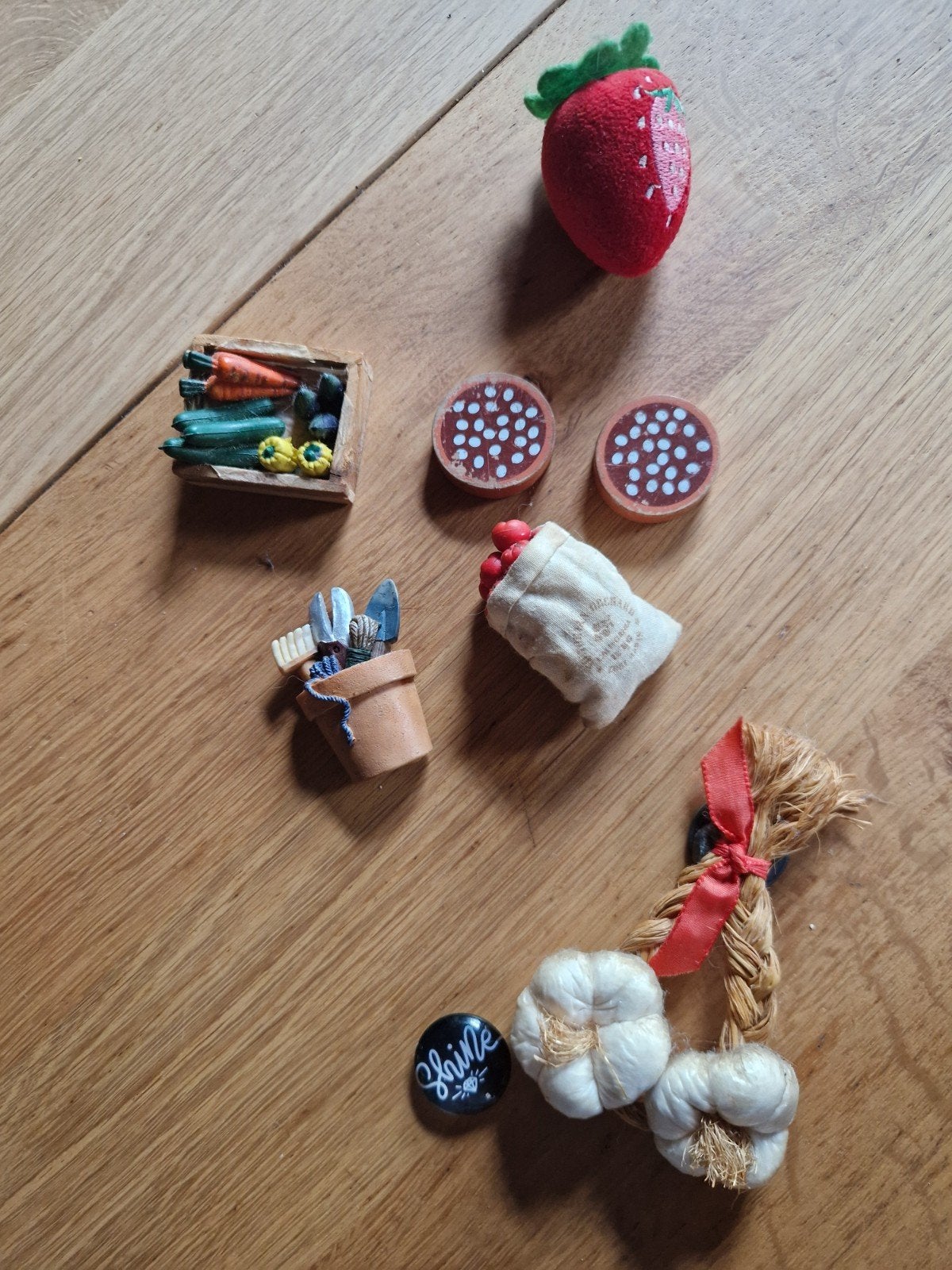 Leuke Koelkastmagneetjes: Groenten, Fruit & Knoflook, Ophalen of Verzenden