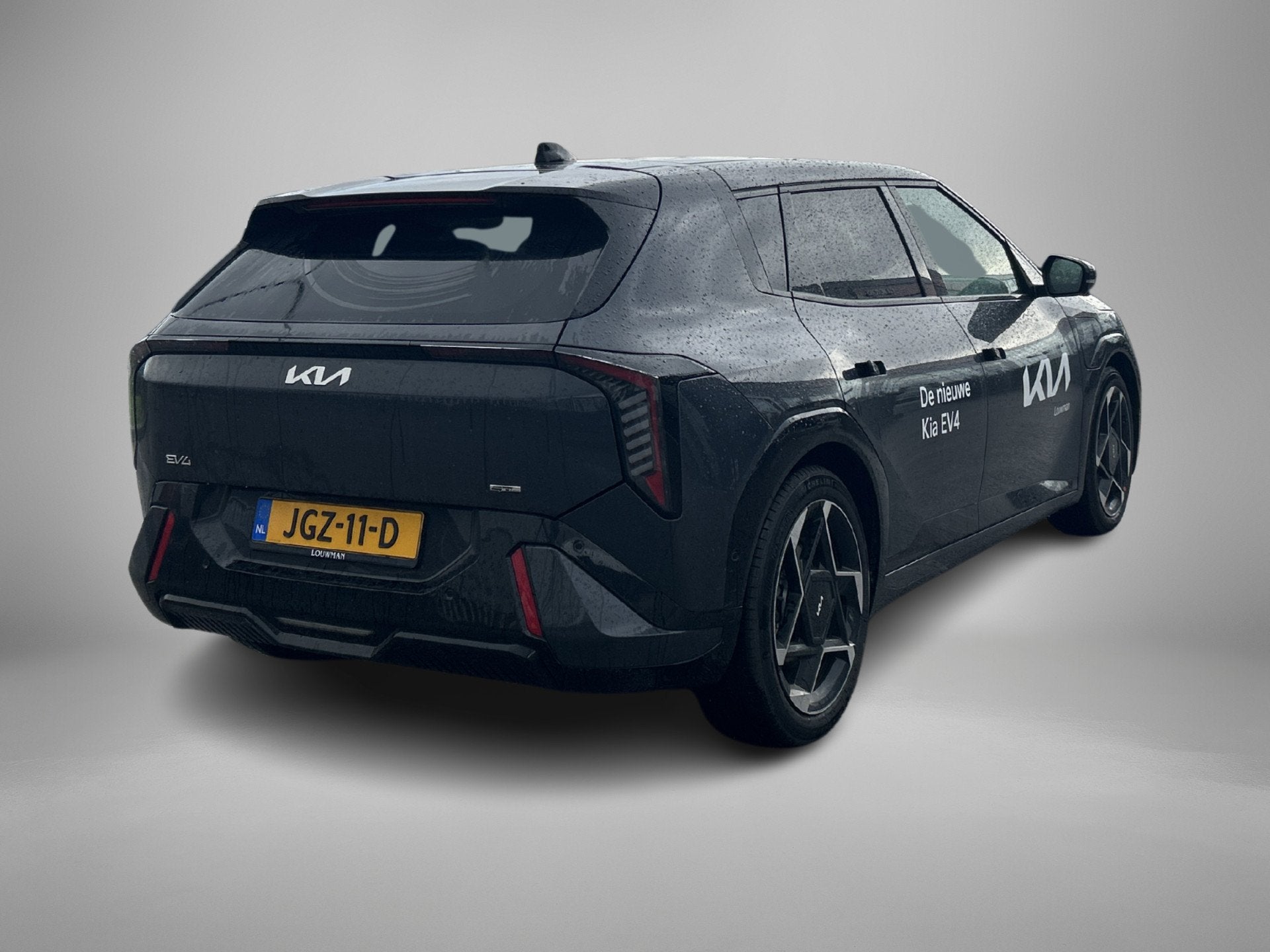 Kia EV4 GT-PlusLine 81.4 kWh | Navigatie | Half-leder | Pano, Auto's, 32 min, Zwart, Adaptive Cruise Control, 204 pk