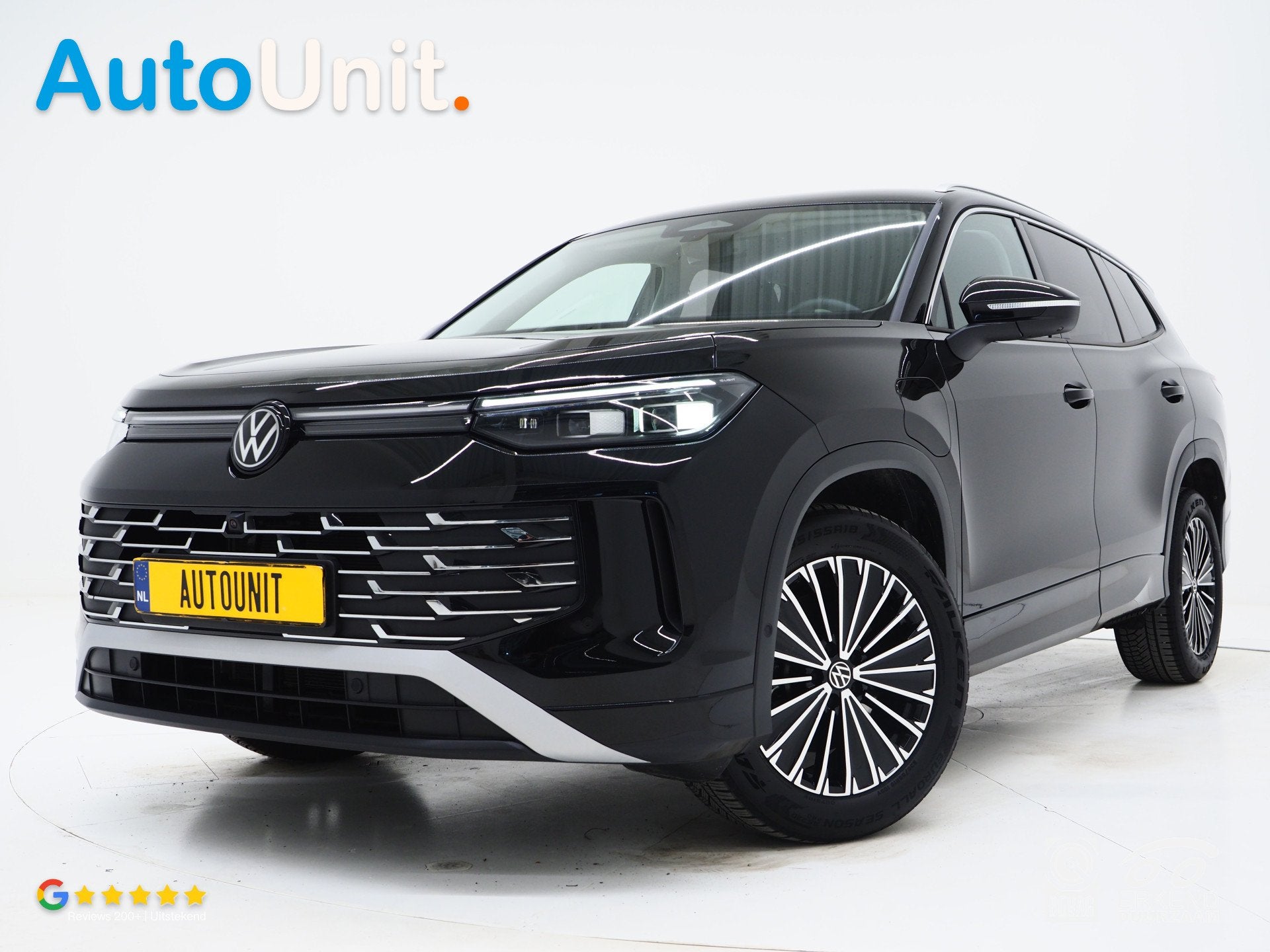 Volkswagen Tayron 1.5 eHybrid Elegance | Leder/Alcantara | M, Auto's, Zwart, 4 cilinders, Zwart, Plug-in hybride