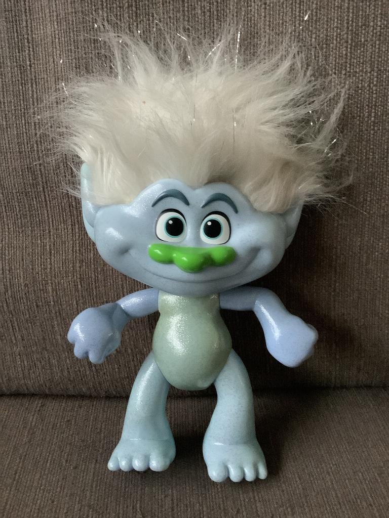 Trolls pop blauw 28 cm 5 euro, Ophalen of Verzenden, Zo goed als nieuw, Overige typen