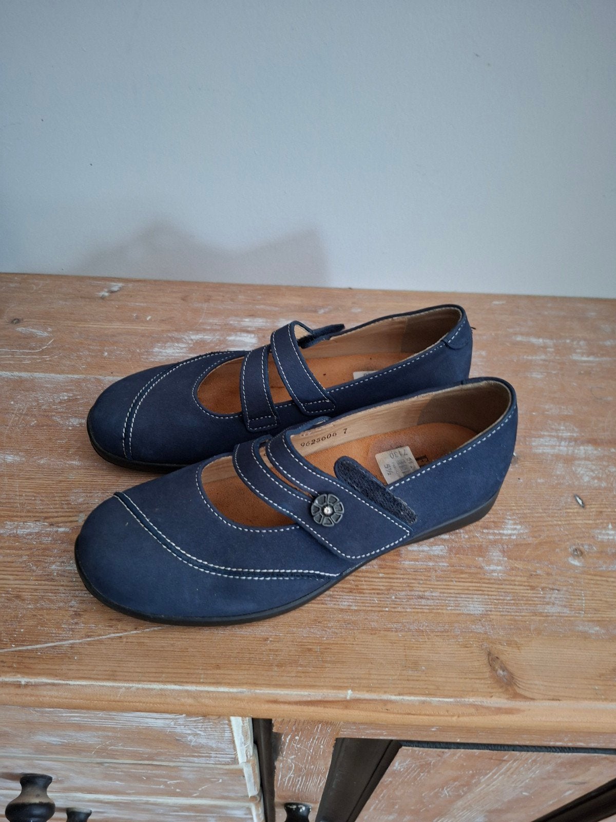 🌴 Finn comfort dames (Mary jane) schoenen maat 38,5 (5,5), Blauw, Ophalen of Verzenden, Finn comfort, Sneakers of Gympen