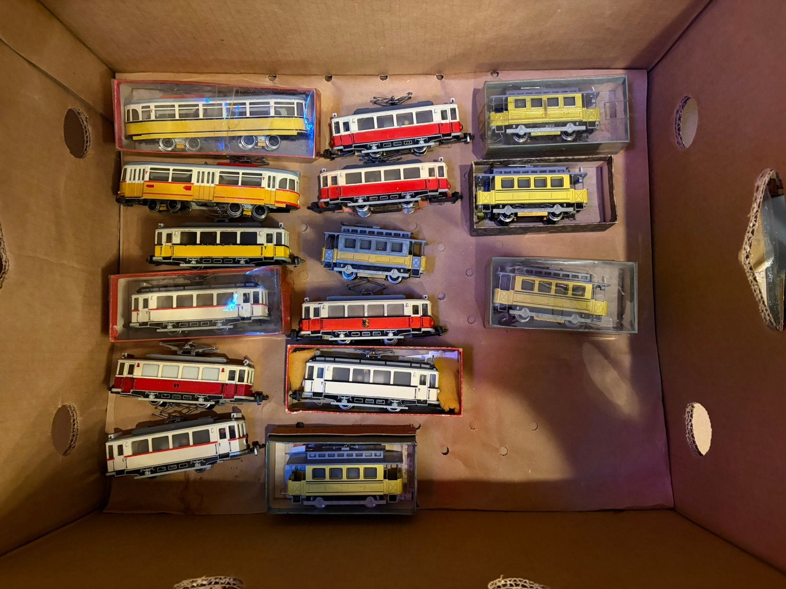 Lot Hamo trams, Hobby en Vrije tijd, Ophalen, Zo goed als nieuw, Gelijkstroom, Overige merken
