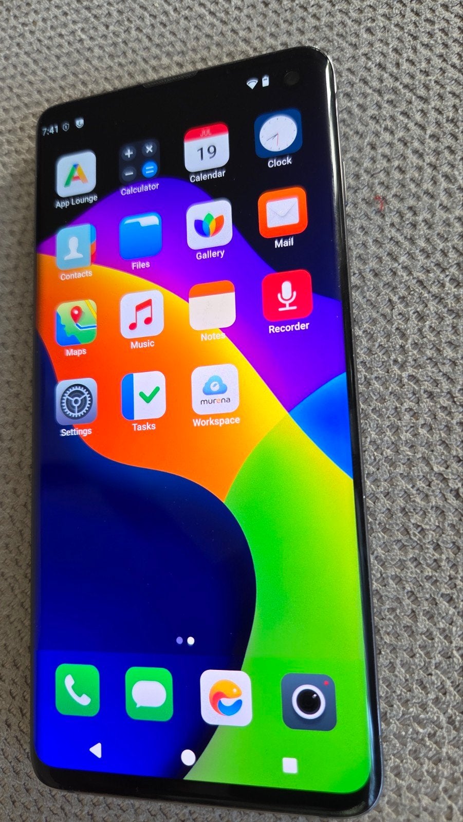 Samsung Galaxy S10 met privacy vriendelijk /e/OS, Gebruikt, Zwart, Touchscreen, Ophalen of Verzenden