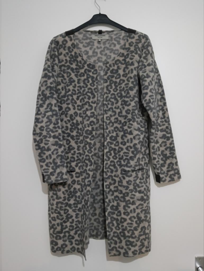Henriette Steffensen Copenhagen Leopard Cardigan Maat L, Henriette Steffensen, Maat 42/44 (L), Ophalen of Verzenden, Zo goed als nieuw