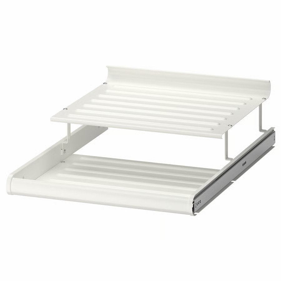 IKEA komplement uitrekbaar schoenenrek wit 50 x 58 cm, Ophalen, Zo goed als nieuw