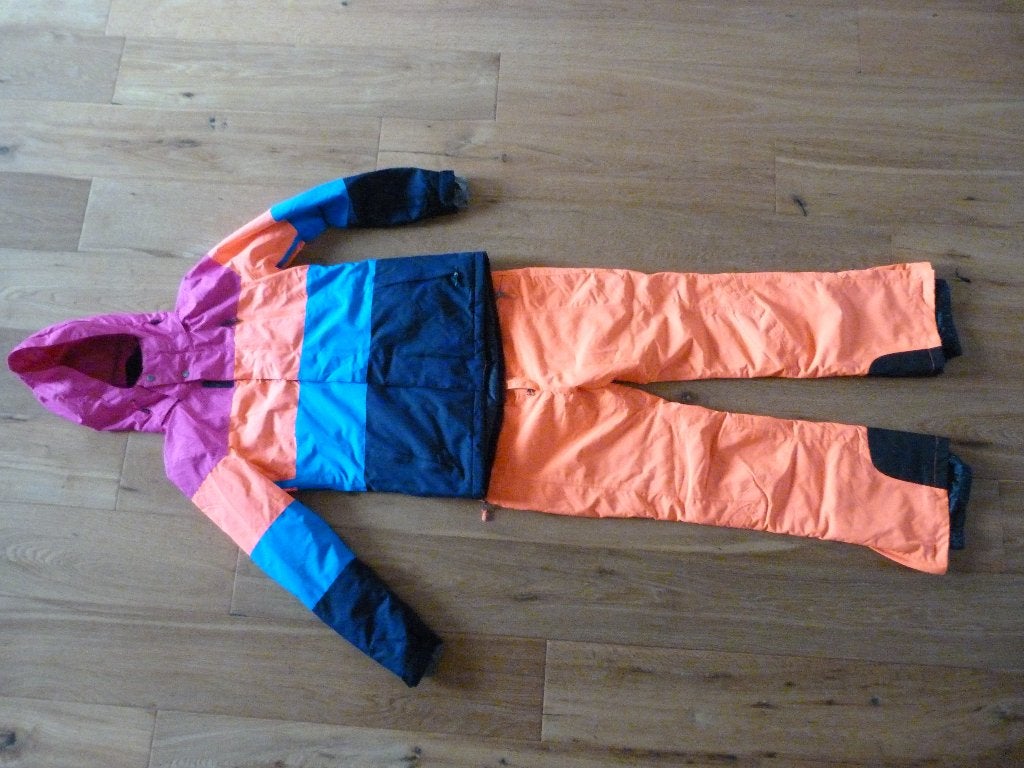 Ski-jas, Protest, maat M/38 en ski-broek, oranje, maat XL/42, Overige typen, Maat 42/44 (L), Ophalen of Verzenden, Zo goed als nieuw